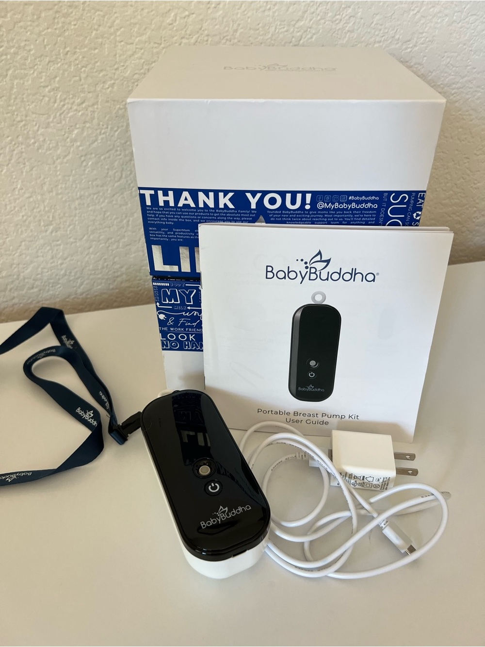 BabyBuddha Portable Breast Pump Kit - Black